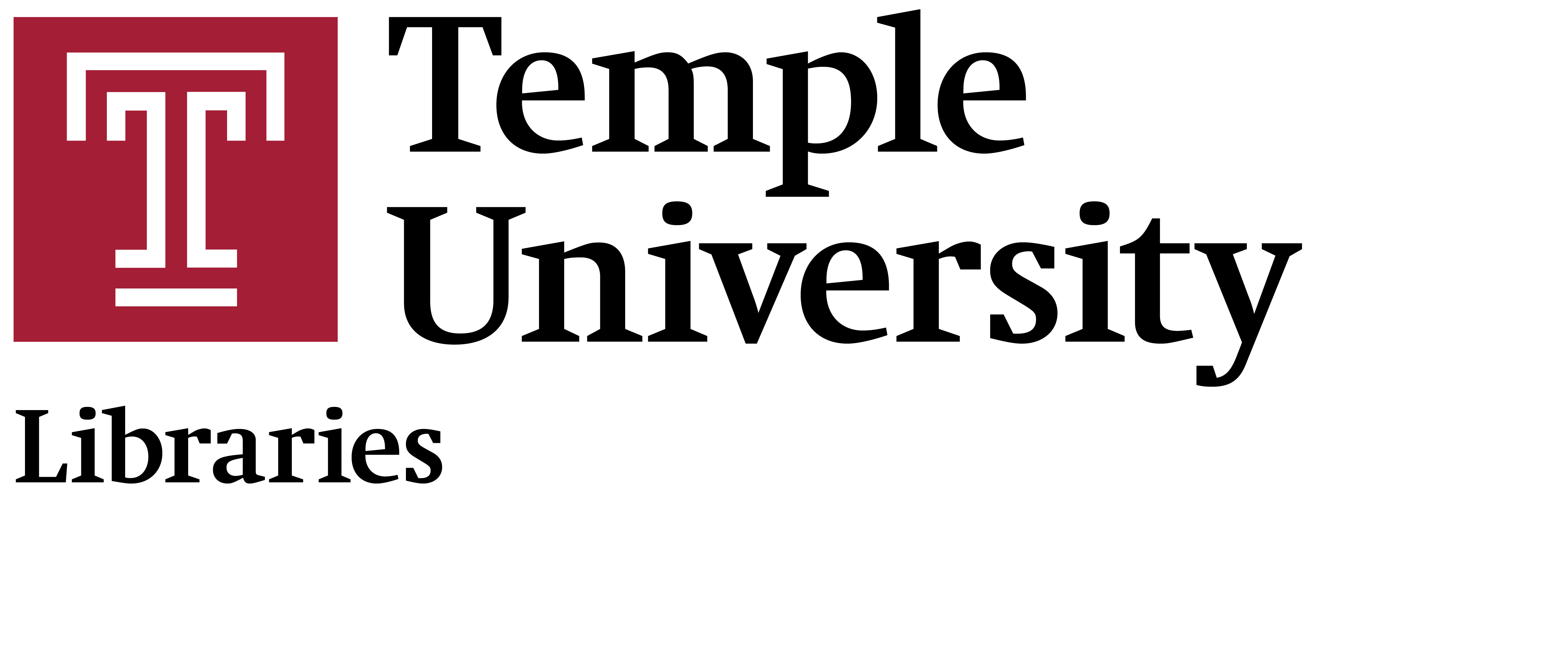 Temple University Libraries Logo